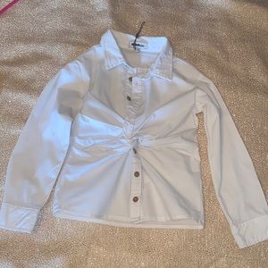 White Long Sleeve Blouse